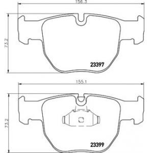 накладки PAGID T1233 
