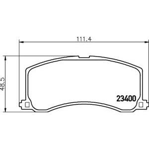 накладки PAGID T3085
