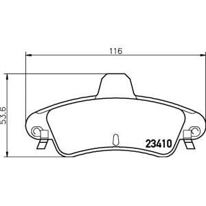 накладки PAGID T1536 