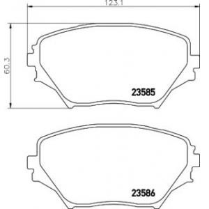 накладки PAGID T1281