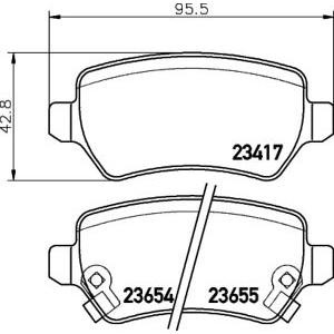 накладки PAGID T5158 