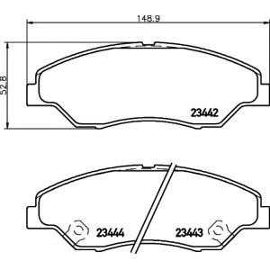 накладки PAGID T1277