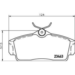 накладки PAGID T5121 