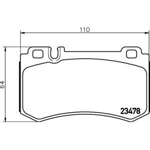 накладки PAGID T1339