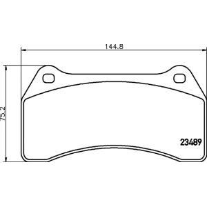 накладки PAGID T1588 