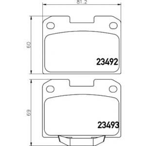 накладки PAGID T1558