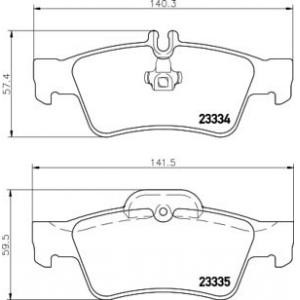 накладки PAGID T5155 