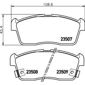 накладки PAGID T1269 
