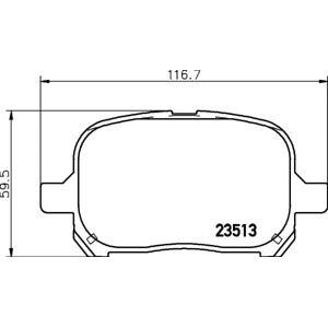 накладки PAGID T1239
