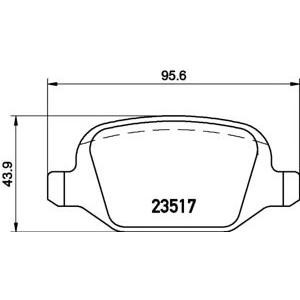 накладки PAGID T1240 