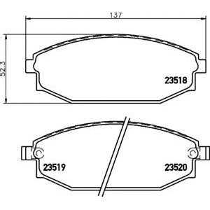 накладки PAGID T1304 