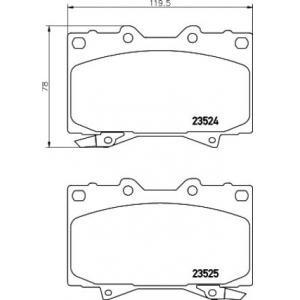накладки PAGID T1241 