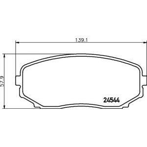 накладки PAGID T1691 