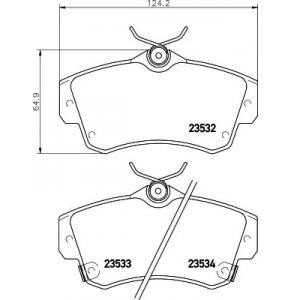накладки PAGID T5144