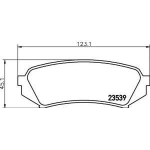 накладки PAGID T1243