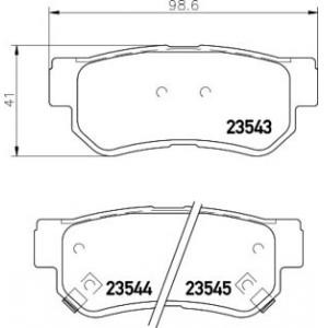 накладки PAGID T1305