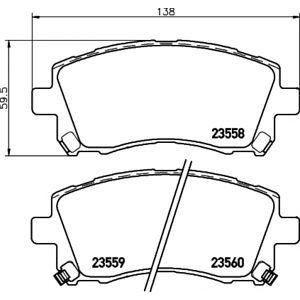 накладки PAGID T3125 