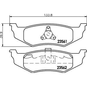 накладки PAGID T5145 