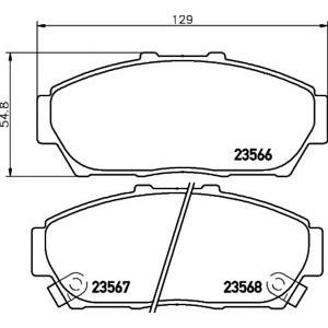 накладки PAGID T1306