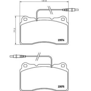 накладки PAGID T5146 