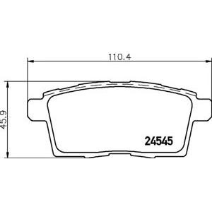 накладки PAGID T1692