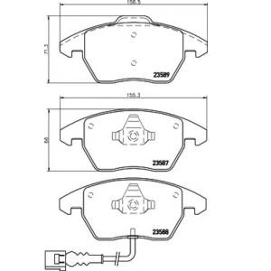 накладки PAGID T1376 