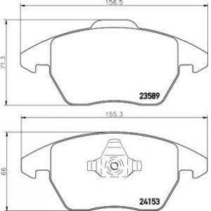 накладки PAGID T1495 