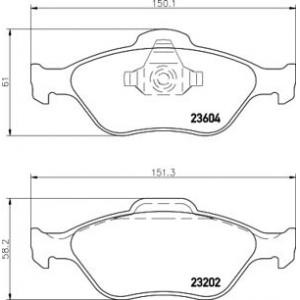 накладки PAGID T1193