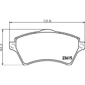 накладки PAGID T1283 