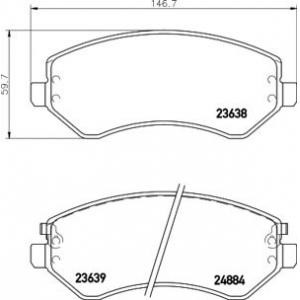 накладки PAGID T1314 