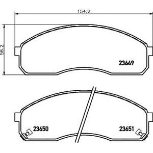 накладки PAGID T1265 