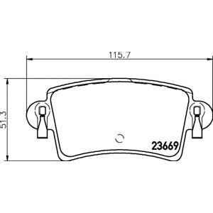 накладки PAGID T1246 