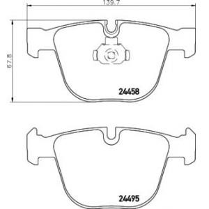 накладки PAGID T1683