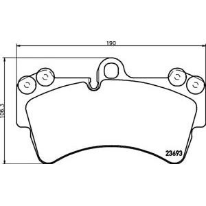 накладки PAGID T5148 