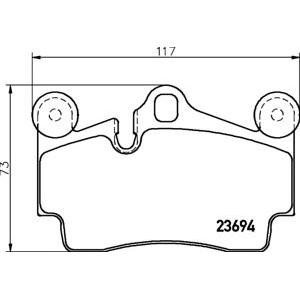 накладки PAGID T5150 