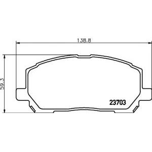 накладки PAGID T1431