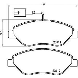 накладки PAGID T5164