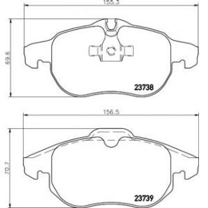 накладки PAGID T1234 
