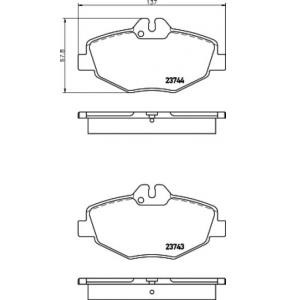 накладки PAGID T5154