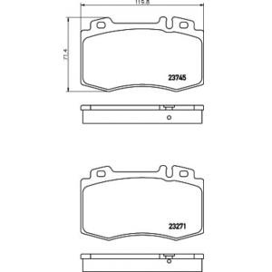 накладки PAGID T1318 