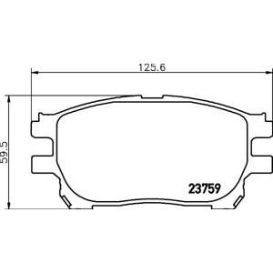 накладки PAGID T1319 