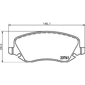 накладки PAGID T5156