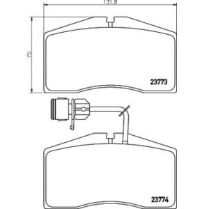 накладки PAGID T5126 
