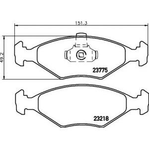 накладки PAGID T1160 