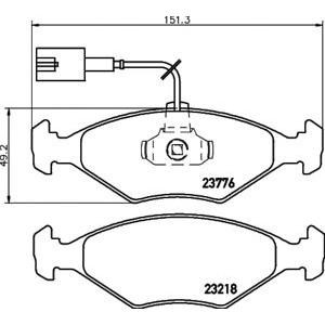 накладки PAGID T1185