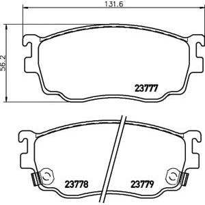 накладки PAGID T1472 