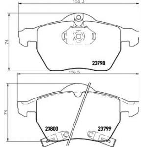 накладки PAGID T1203 