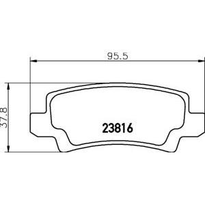 накладки PAGID T1398 