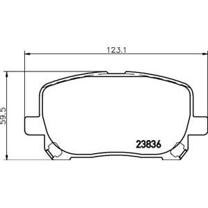 накладки PAGID T1332