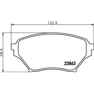 накладки PAGID T1336 
